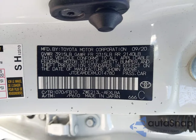 JTDEAMDEXMJ014780: 44140352