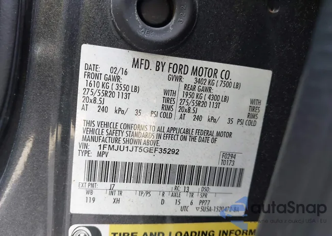 1FMJU1JT5GEF35292: 44141569