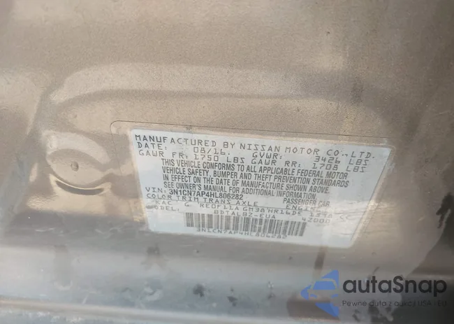 3N1CN7AP4HL806282: 44141685