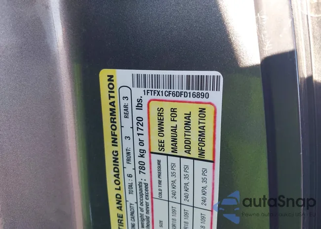 1FTFX1CF6DFD16890: 44141705