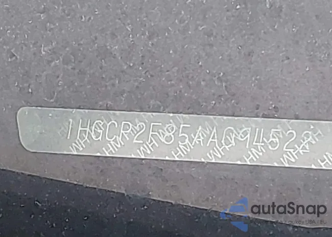 1HGCP2F85AA094522: 44141735