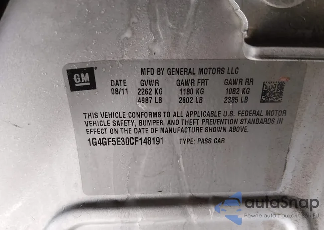 1G4GF5E30CF148191: 44141853