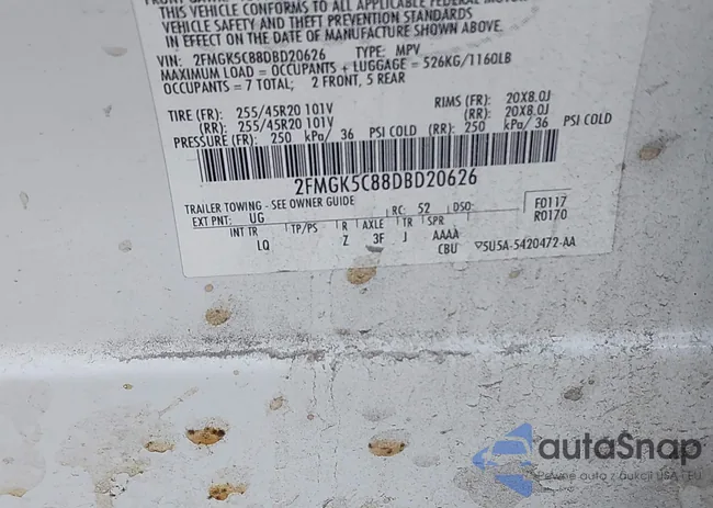 2FMGK5C88DBD20626: 44141904