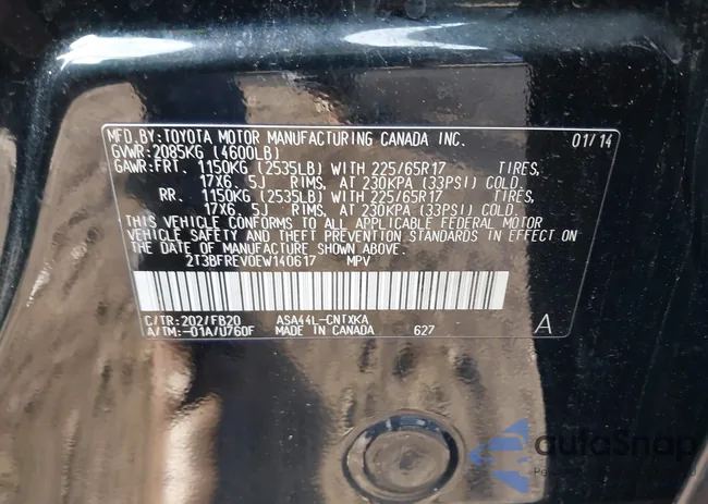 2T3BFREV0EW140617: 44141963