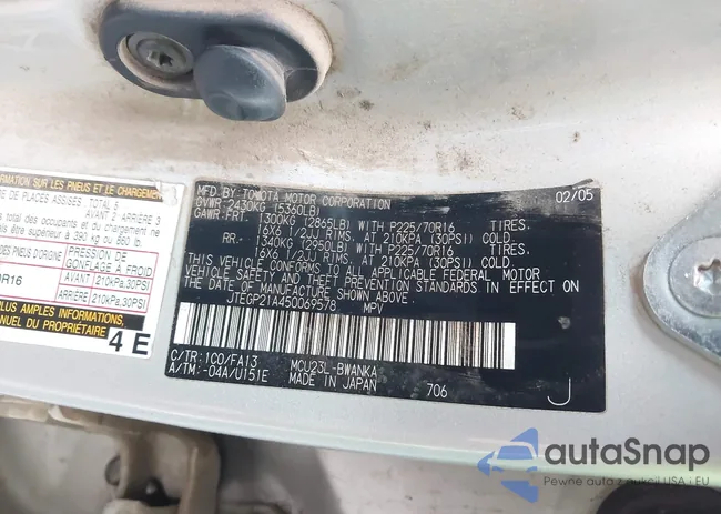 JTEGP21A450069578: 44141162