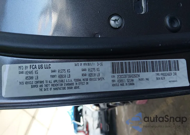 2C3CDZBT3GH226234: 44141413