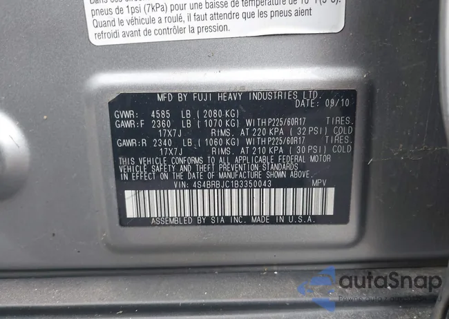 4S4BRBJC1B3350043: 44142493