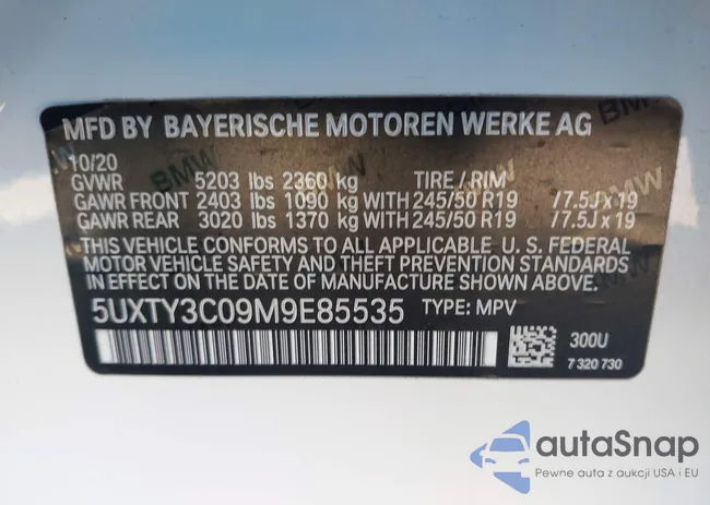 5UXTY3C09M9E85535: 44142554