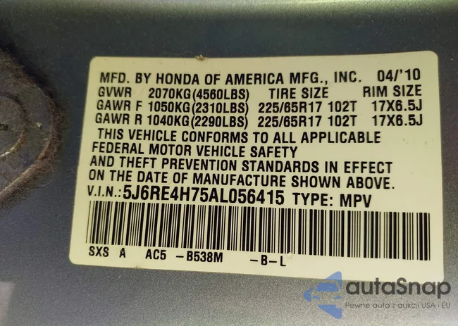 5J6RE4H75AL056415: 44142621