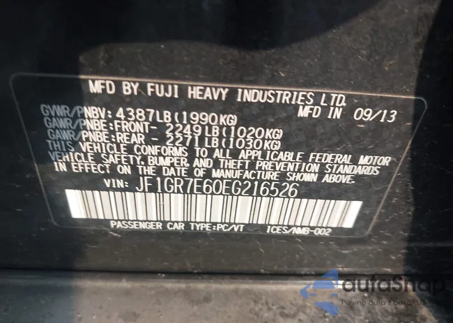 JF1GR7E60EG216526: 44142649