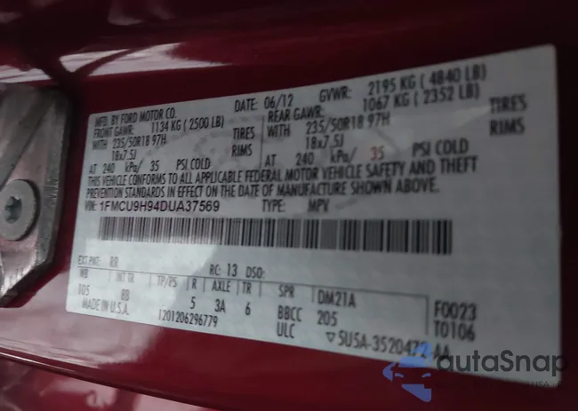 1FMCU9H94DUA37569: 44142683