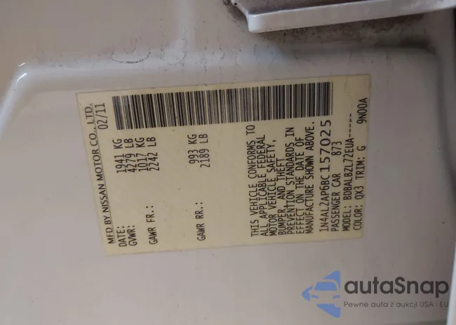 1N4AL2AP6BC157025: 44142736