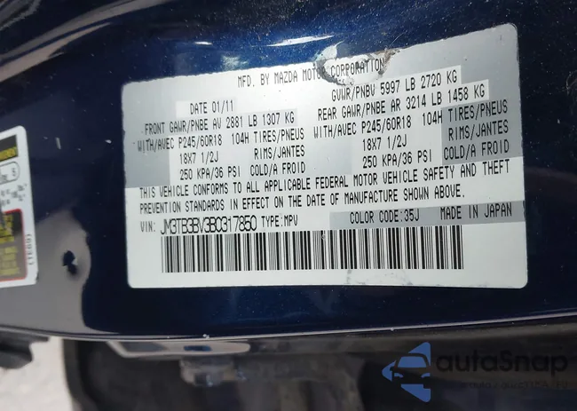 JM3TB3BV3B0317850: 44142793