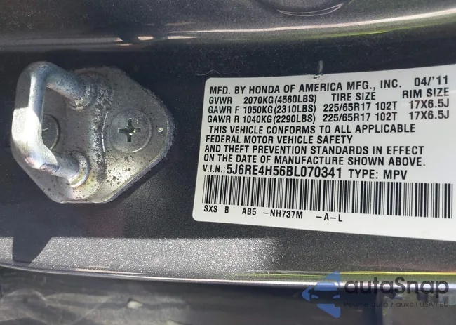 5J6RE4H56BL070341: 44142806