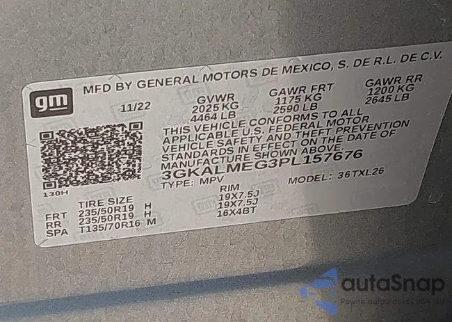 3GKALMEG3PL157676: 44142879