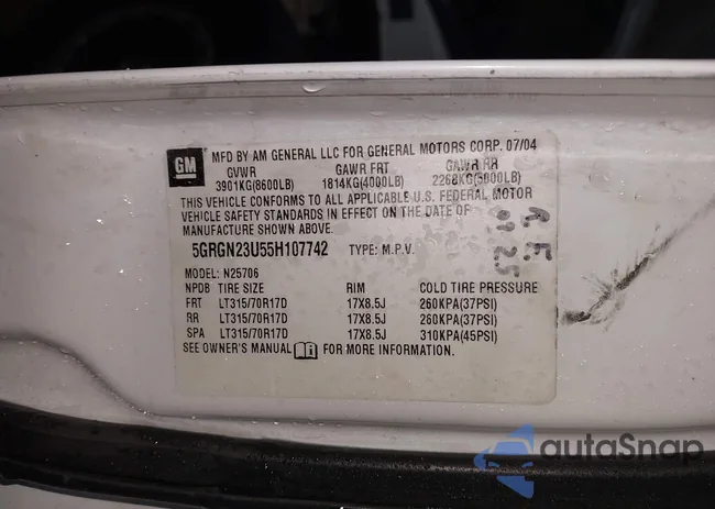 5GRGN23U55H107742: 44142904