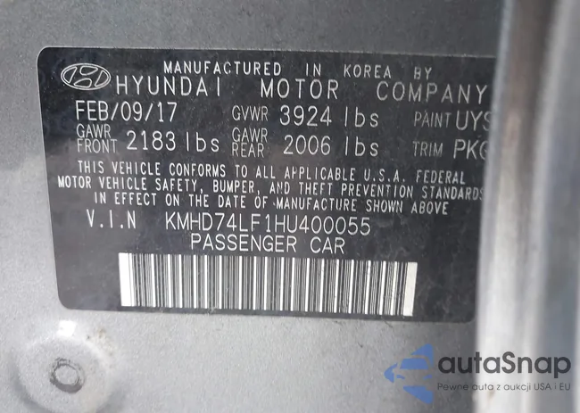 KMHD74LF1HU400055: 44142988