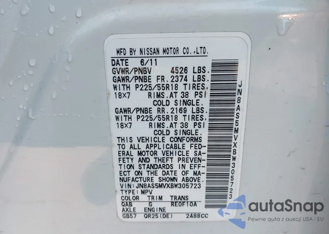 JN8AS5MVXBW305723: 44142994