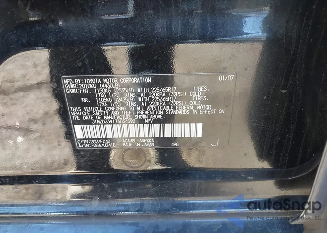 JTMZD33V176034590: 44143036