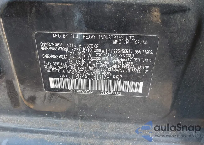 JF2GPACC4E8281557: 44142092