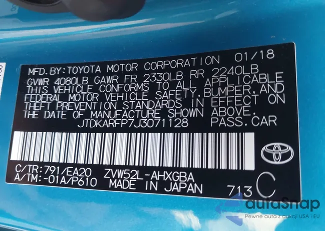 JTDKARFP7J3071128: 44142218