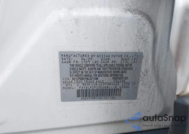 3N1CP5BV1NL521188: 44143474