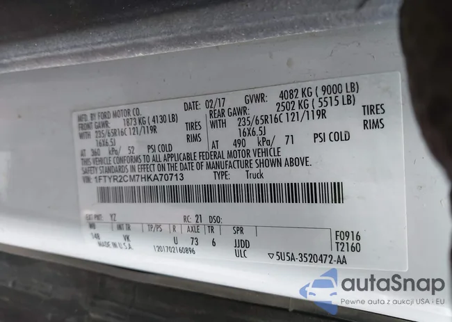 1FTYR2CM7HKA70713: 44143482