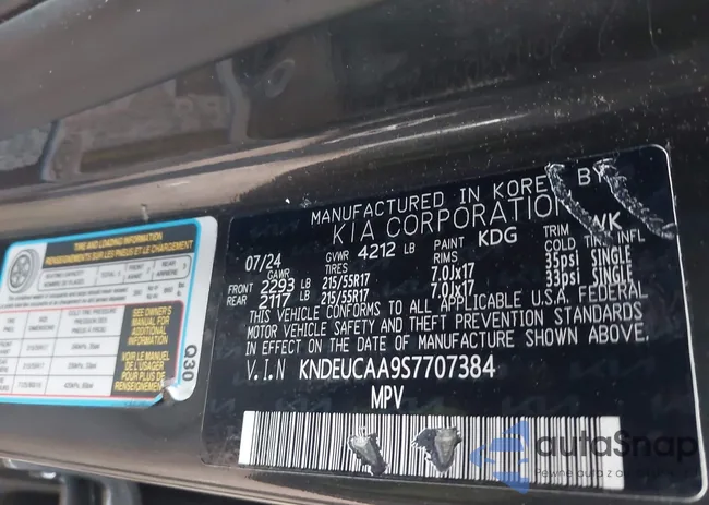 KNDEUCAA9S7707384: 44143540