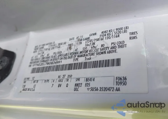 1FTNE2EL7BDB34991: 44143656