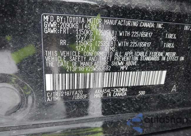 2T3P1RFV2SW563682: 44143708