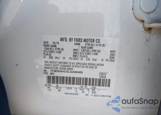 1FM5K8HC6LGA88489: 44143783