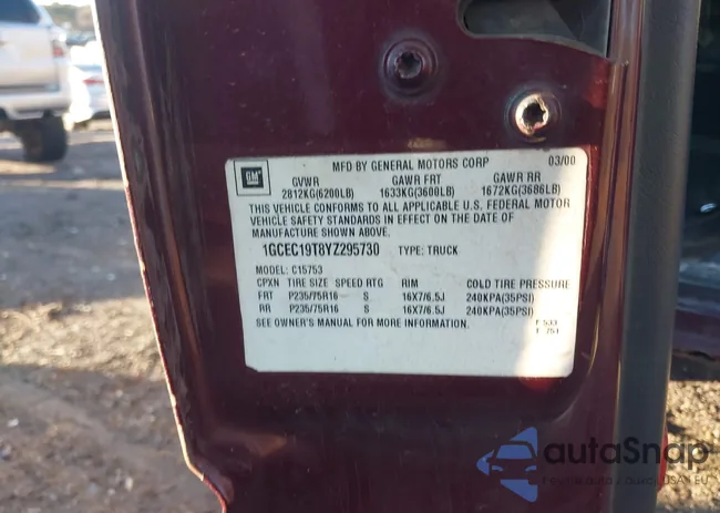 1GCEC19T8YZ295730: 44143797