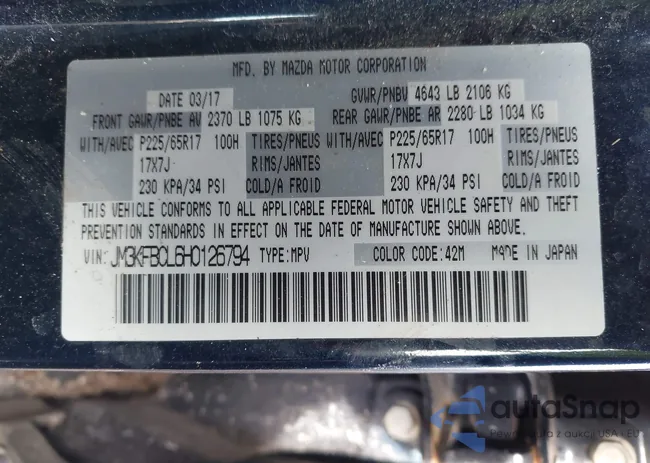 JM3KFBCL6H0126794: 44143833