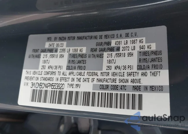 3MVDMBCM4PM563820: 44143850