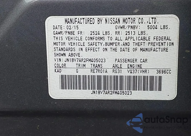 JN1BV7AR2FM405023: 44143905