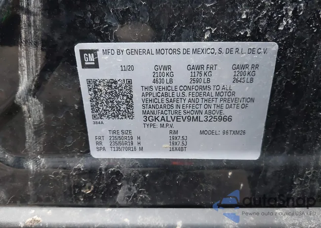 3GKALVEV9ML325966: 44143178