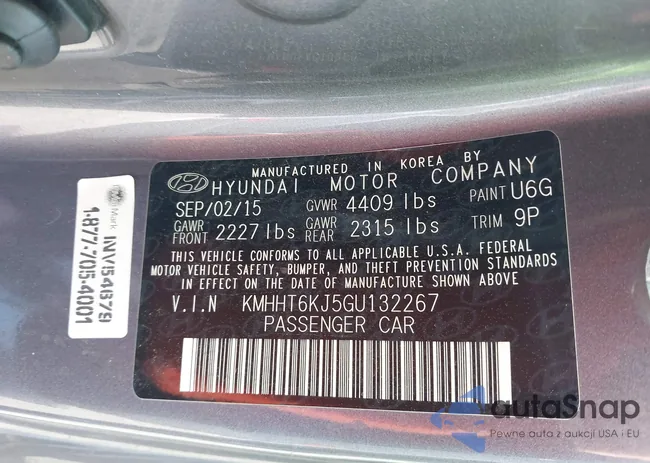 KMHHT6KJ5GU132267: 44143193