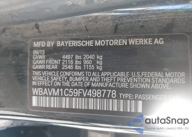 WBAVM1C59FV498778: 44143233