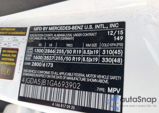 4JGDA5JB1GA693902: 44143449