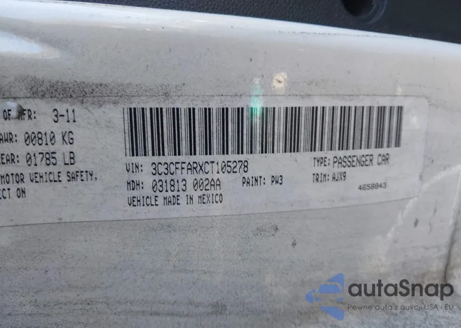 3C3CFFARXCT105278: 44144482