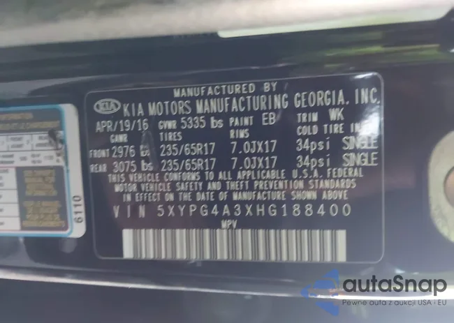 5XYPG4A3XHG188400: 44144766