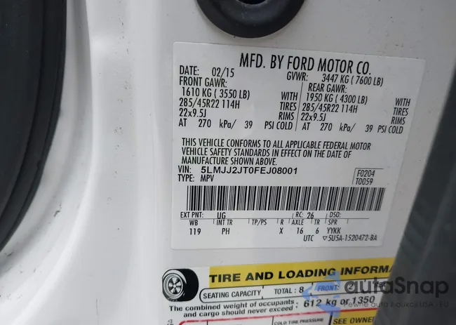 5LMJJ2JT0FEJ08001: 44144814