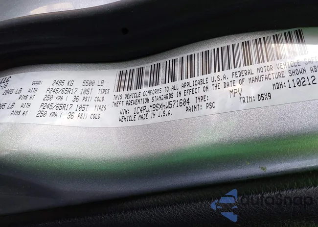 1C4PJMBSXHW571674: 44144848