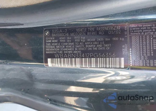 WBABN33412PG56356: 44144868