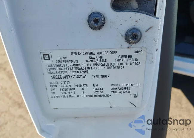 1GCEC14VXYZ132151: 44144897