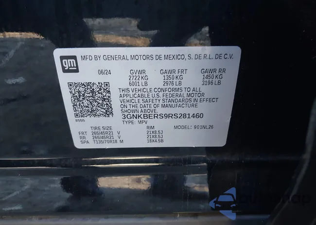 3GNKBERS9RS281460: 44144926