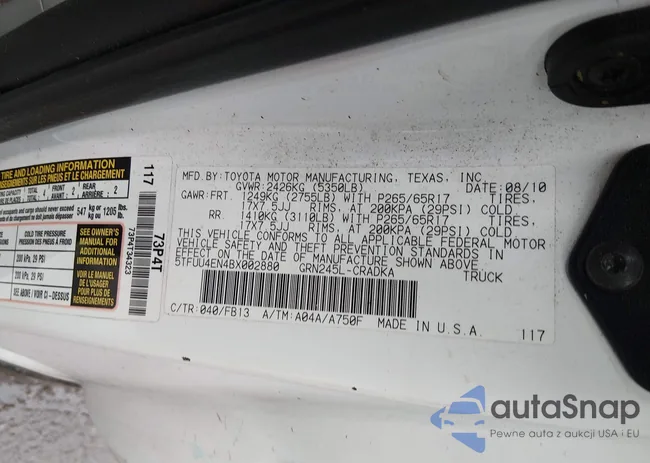 5TFUU4EN4BX002880: 44144930