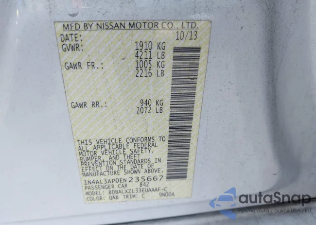1N4AL3AP0EN235667: 44144139