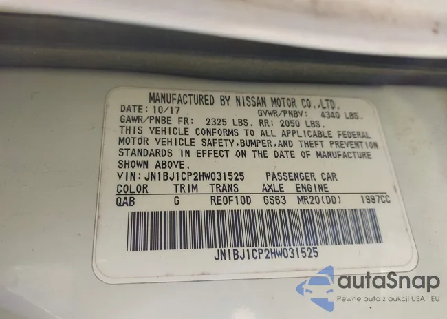 JN1BJ1CP2HW031525: 44144146