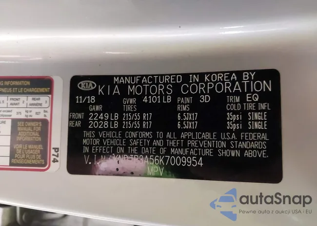 KNDJP3A56K7009954: 44144202